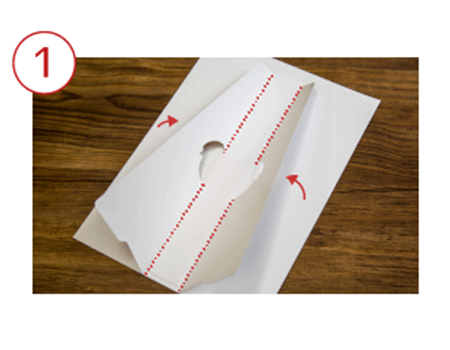 A4パネルの組み立て方法手順1