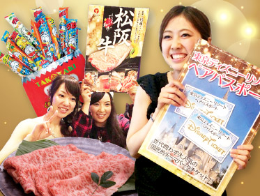 歓声が上がる人気景品イメージ