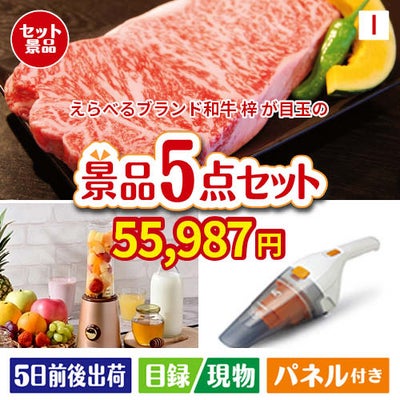 えらべるブランド和牛　梓が目玉の生活が快適になる便利家電景品5点セットI