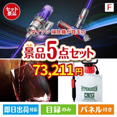 ダイソン掃除機が目玉の備えも贅沢も叶う景品5点セットF