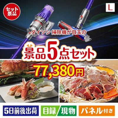 ダイソン掃除機が目玉の家族が喜ぶ景品5点セットL