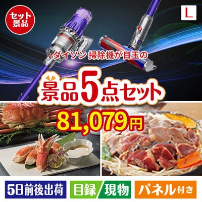 ダイソン掃除機が目玉の家族が喜ぶ景品5点セットL