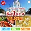 ディズニーペアチケットが目玉のグルメと実用性を兼ね備えた景品3点セットI