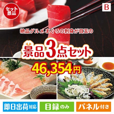 絶品！グルメづくし まぐろ刺身 3点セットB
