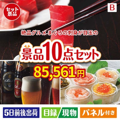 絶品！グルメづくし まぐろ刺身 10点セットB