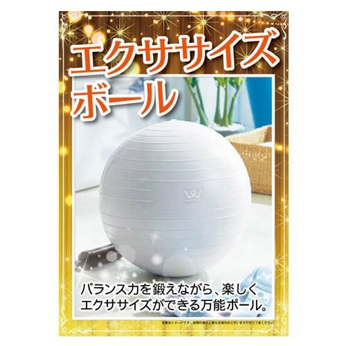 エクササイズボール（ホワイト）