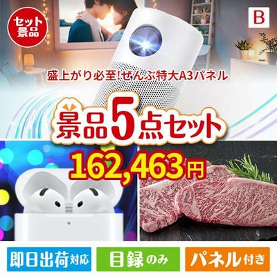 盛上がり必至！ぜんぶ特大A3パネル 5点セットB