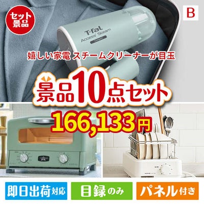 もらって嬉しい！家電・電子機器景品 ハンディスチームクリーナー 10点セットB