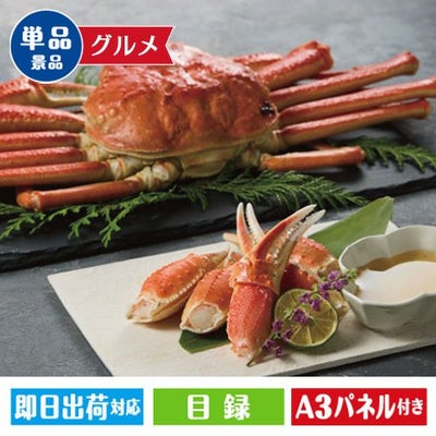 ボイルずわいがに姿と爪セット（計650g）